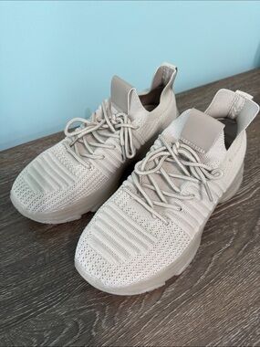 Neutral Knit Slip-On Women's Sneakers